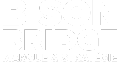 Logo en noir et blanc de Bison Bridge